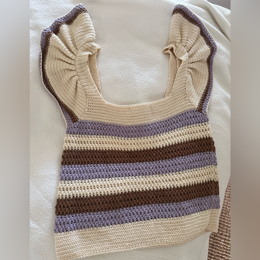Mango knit top (Ulla Johnson vibes)